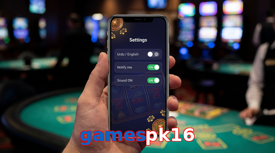 Game list for Gamespk16 app section