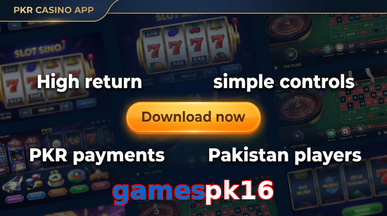 Main screen of Gamespk16 gamedownload page for PK players